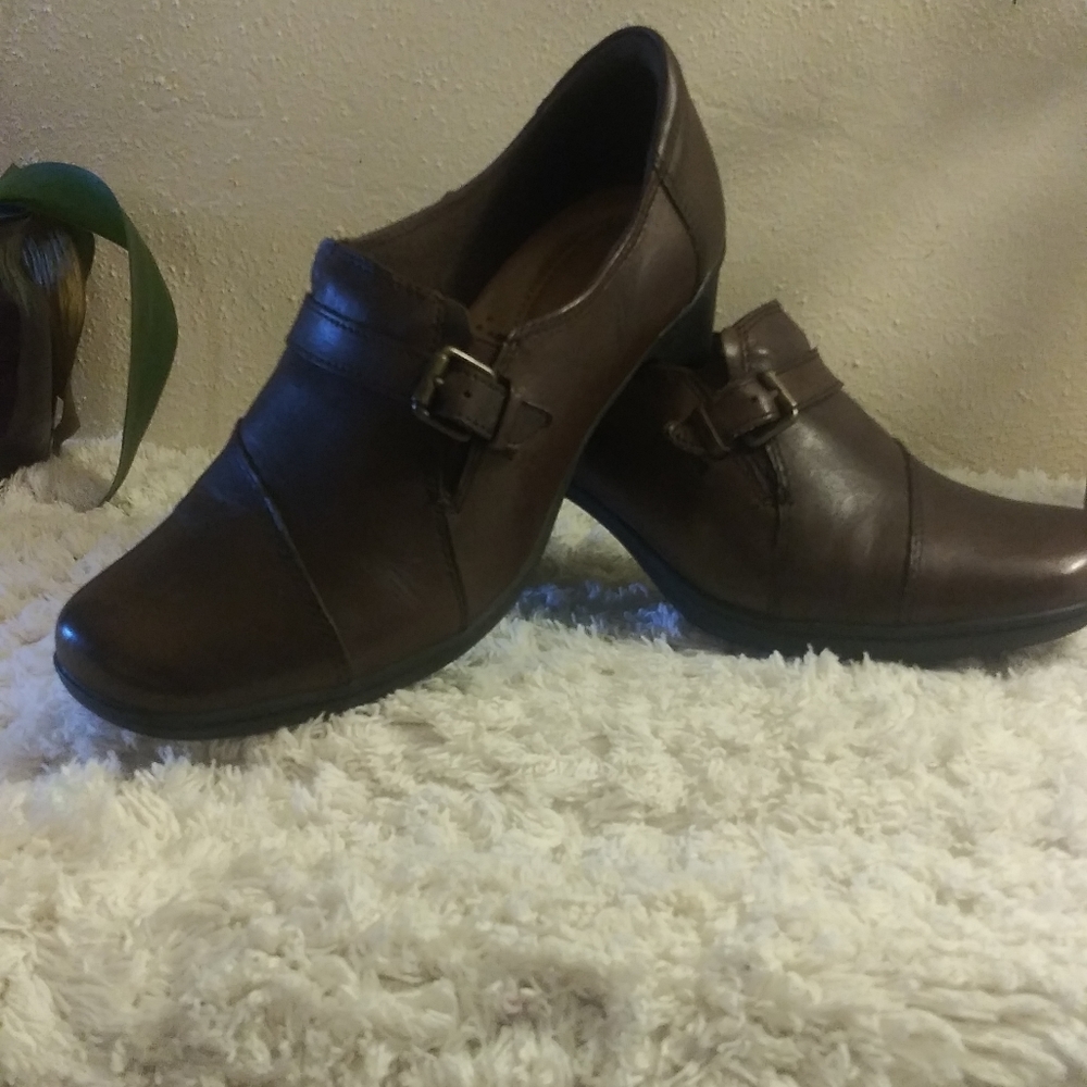 GH Bass leather slip on